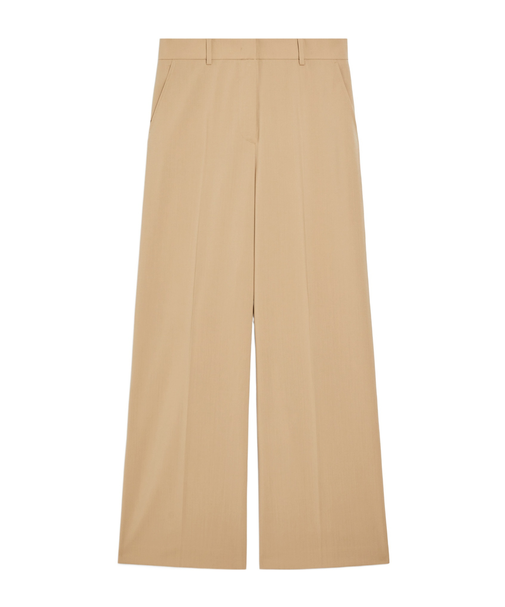 Weekend Max Mara Belt-loop Casual Pants In Nude