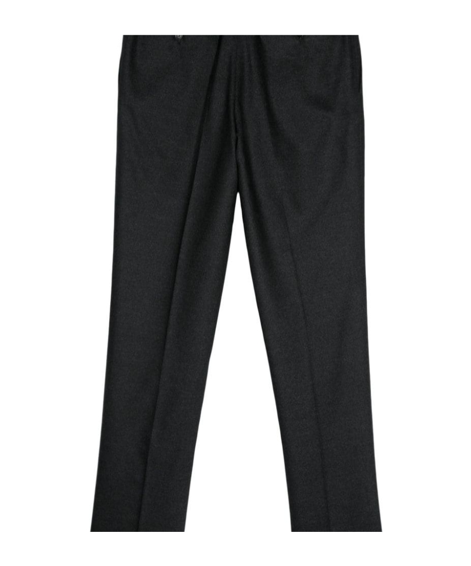 Canali Belt-loop Trousers In Black