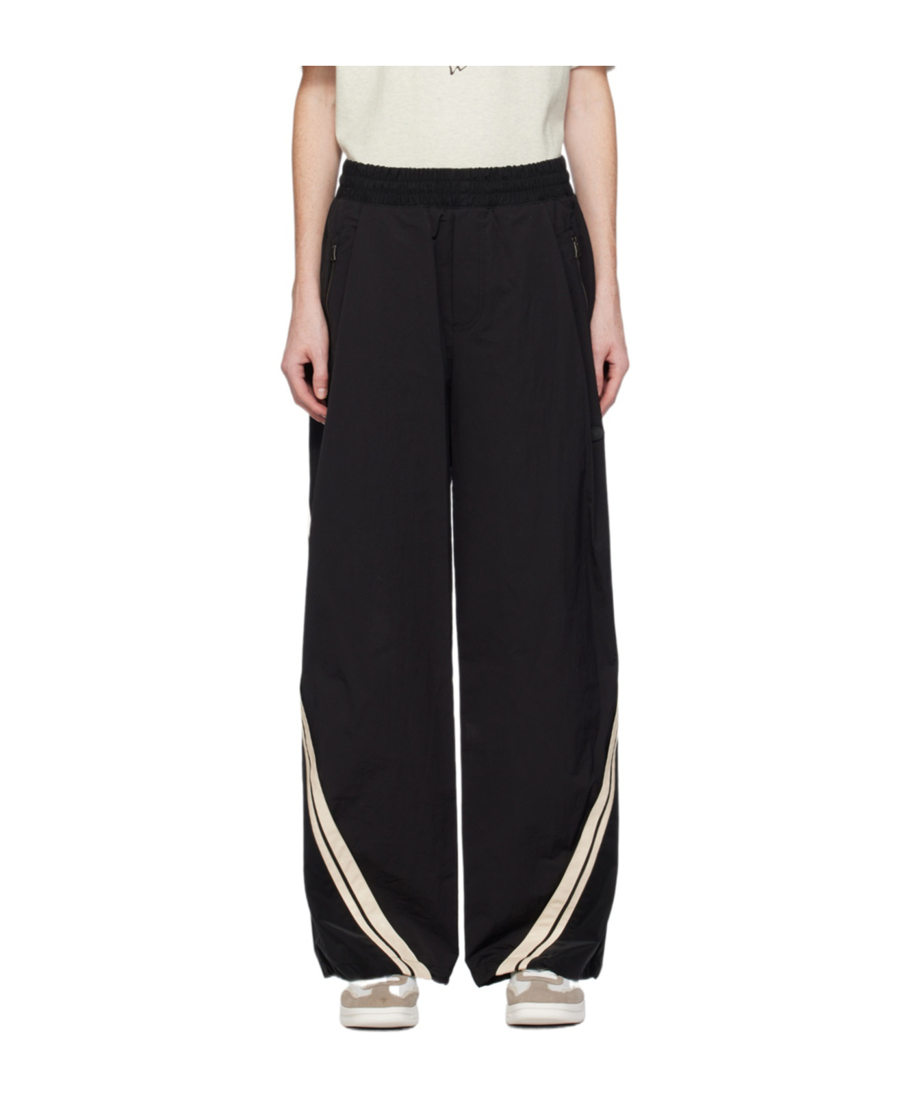 Ader Error Black Bashar Trousers In Black