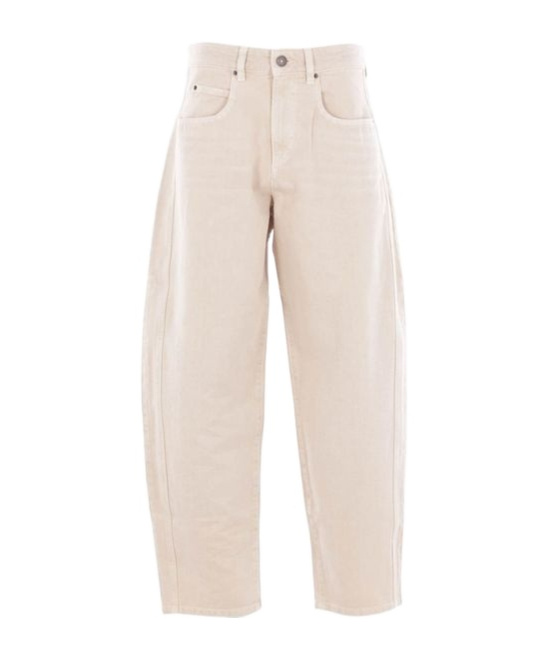 Isabel Marant Oriane Barrel Leg Jeans In Neutral