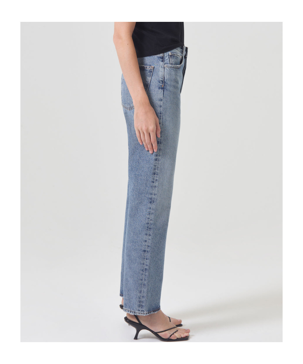 Agolde 90s Straight-leg Boyfriend Jeans In Blue