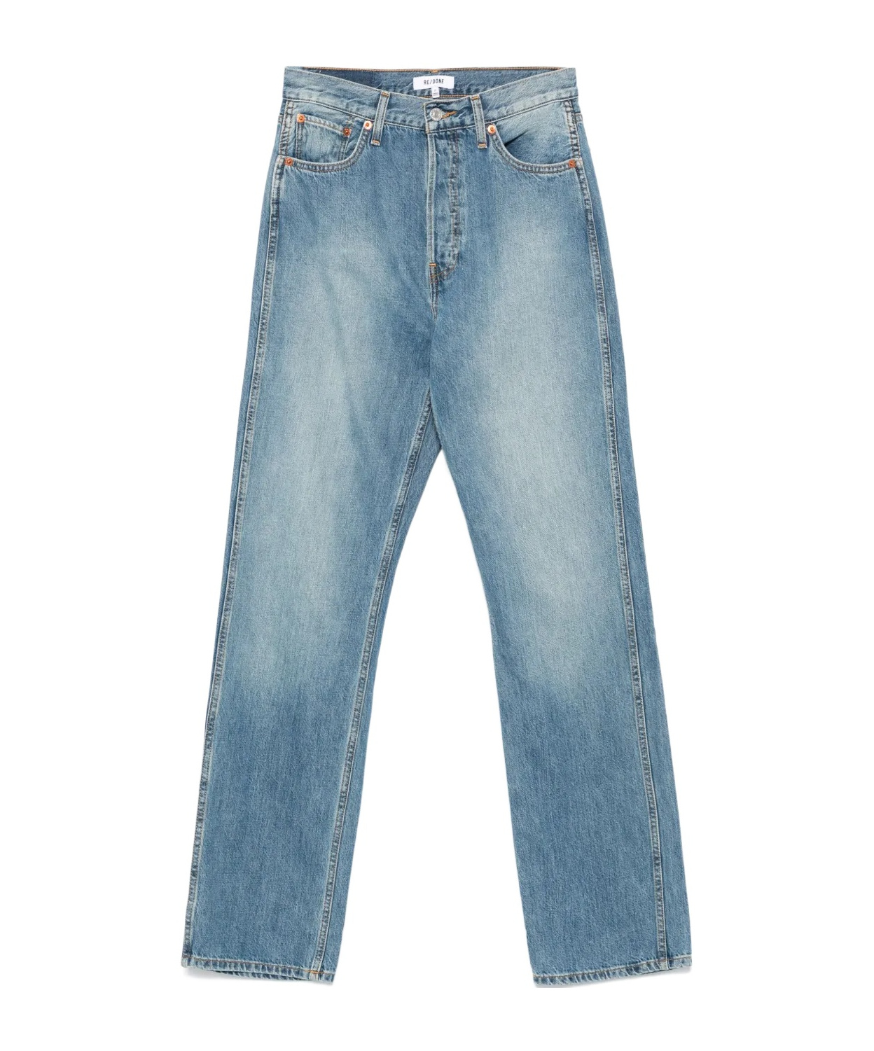 RE/DONE DENIM TROUSERS WITH BELT LOOPS