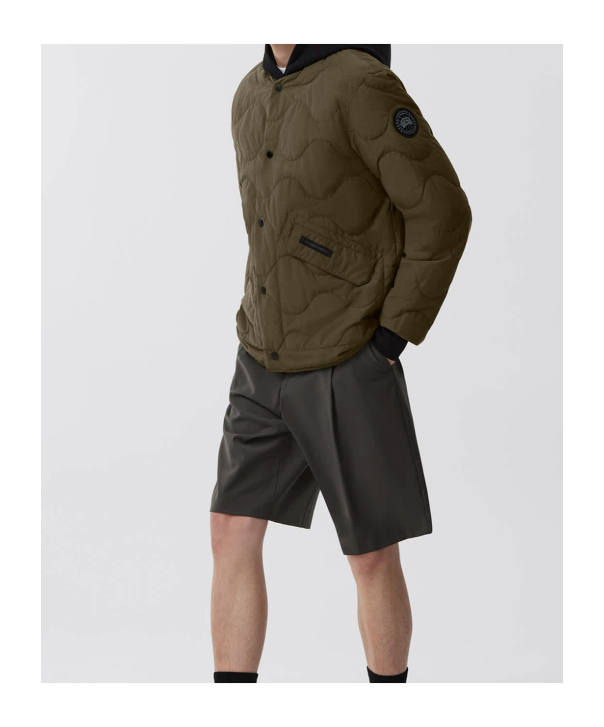 Canada Goose Double-sided Down Jacket In Green