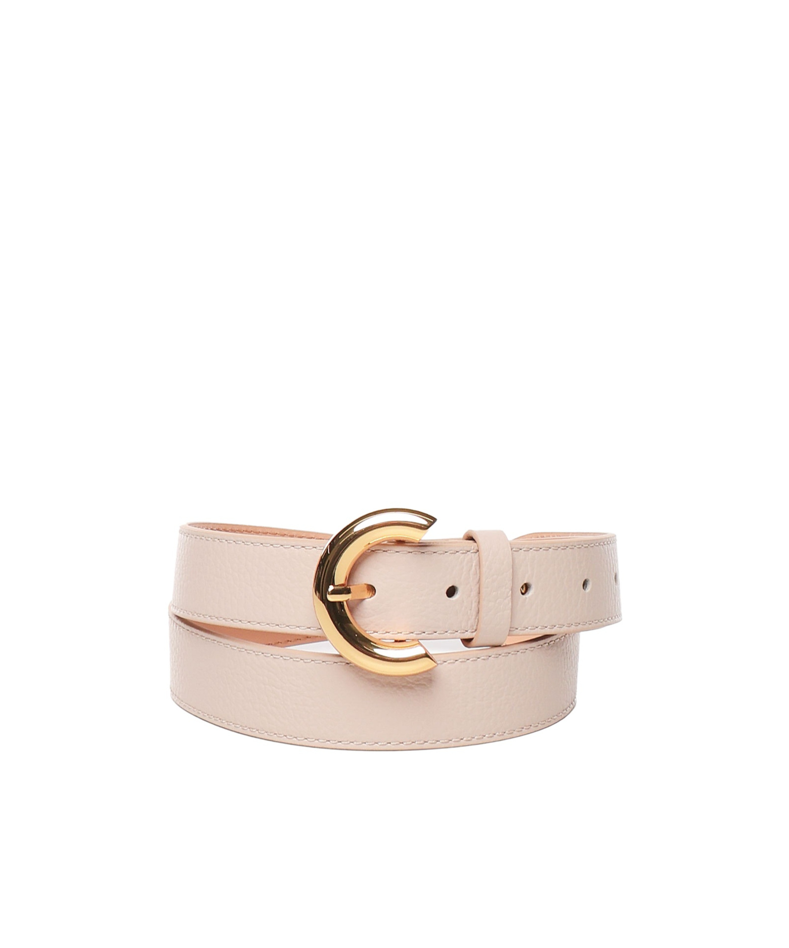 Shop Coccinelle Buckle-fastened Belt In Nude