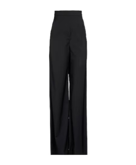 Max Mara High-waisted Flared Pants In Black