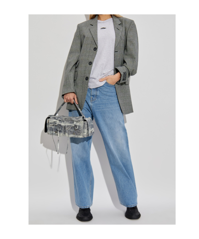 Vetements Jeans With Belt Loops In Blue