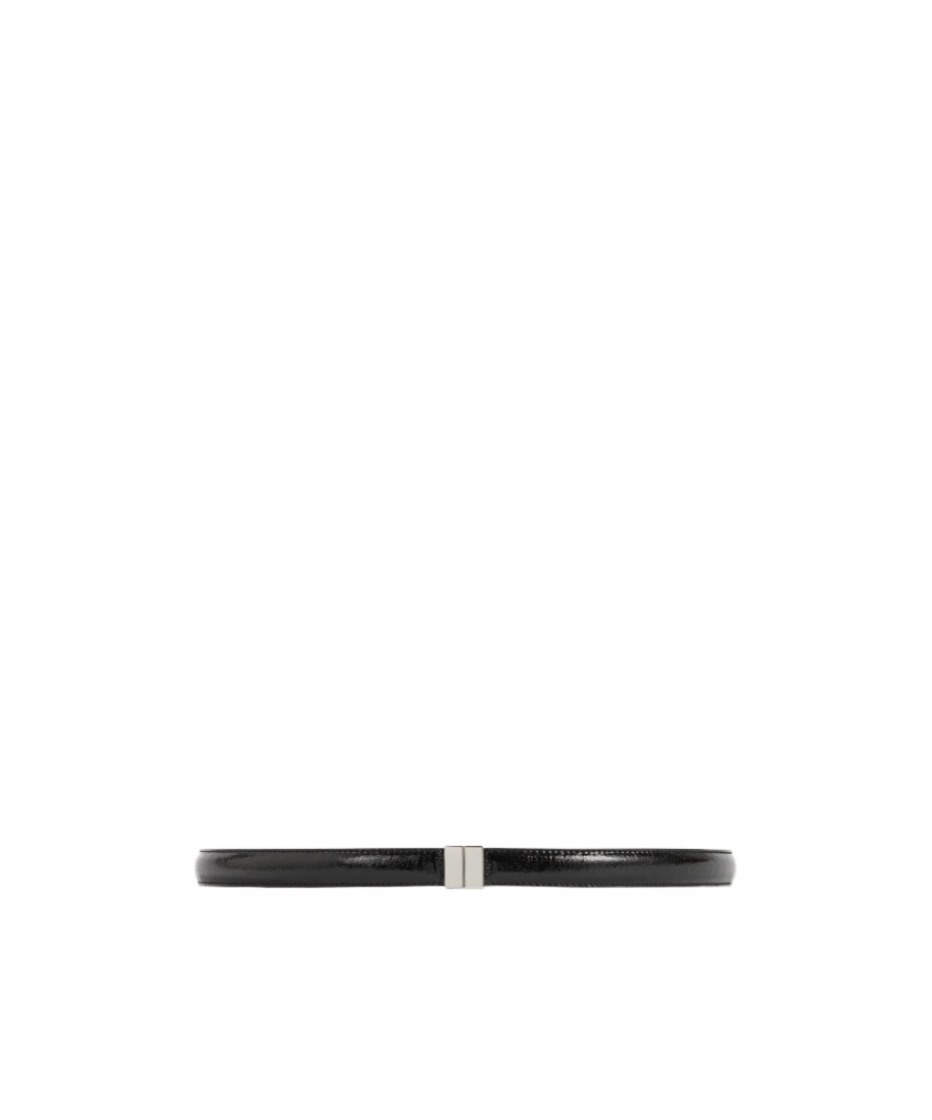 Totême Sliding Buckle Waist Belt In Black