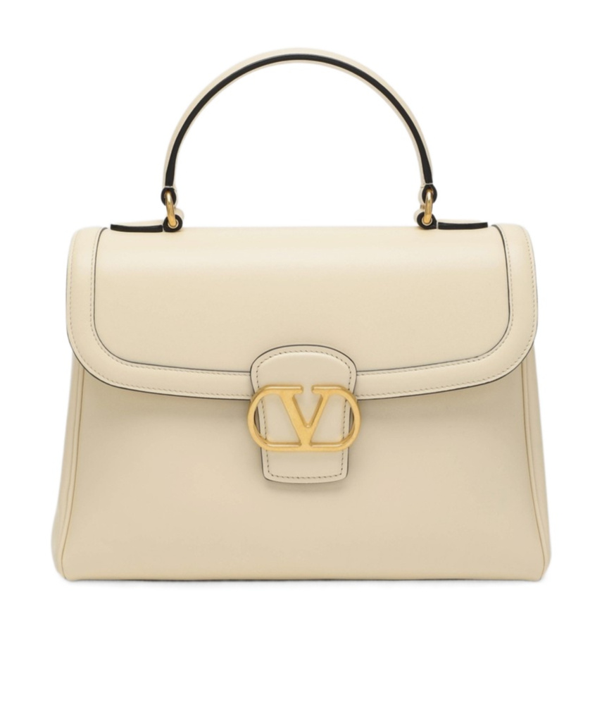Valentino Large 9to5 Shoulder Bag In Butter Color In Brown