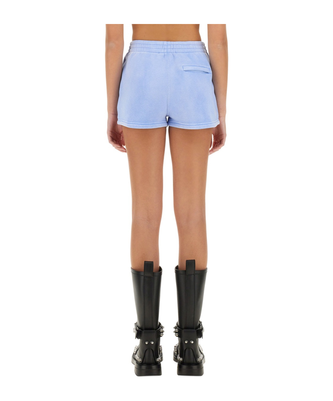 Alexander Wang T Elastic Waist Shorts In Multicolor