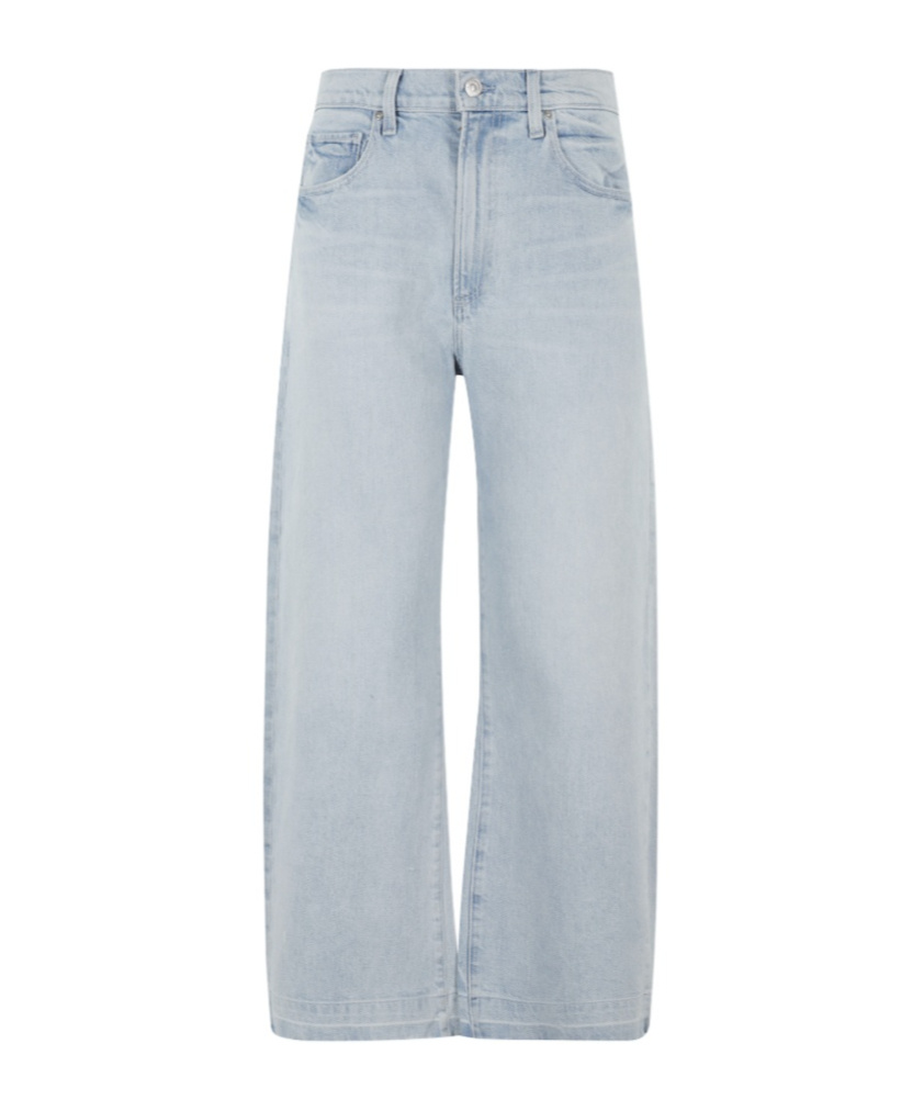 Paige Denim Trousers With Belt Loops