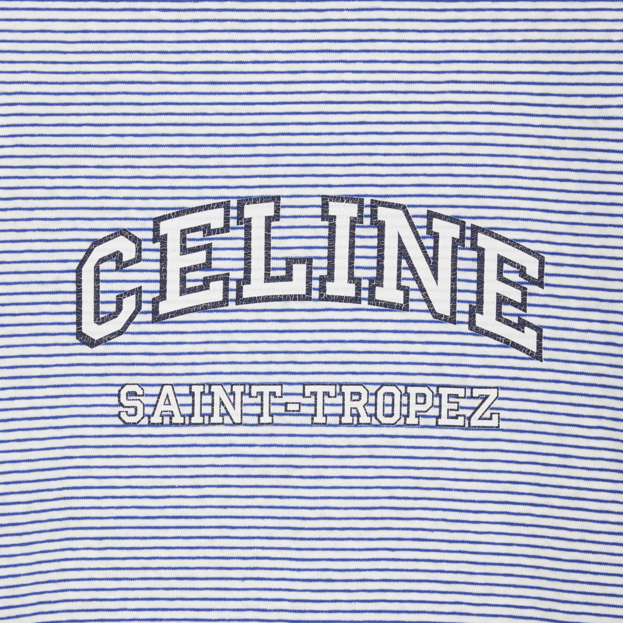 Celine 70's T-shirt In Striped Jersey