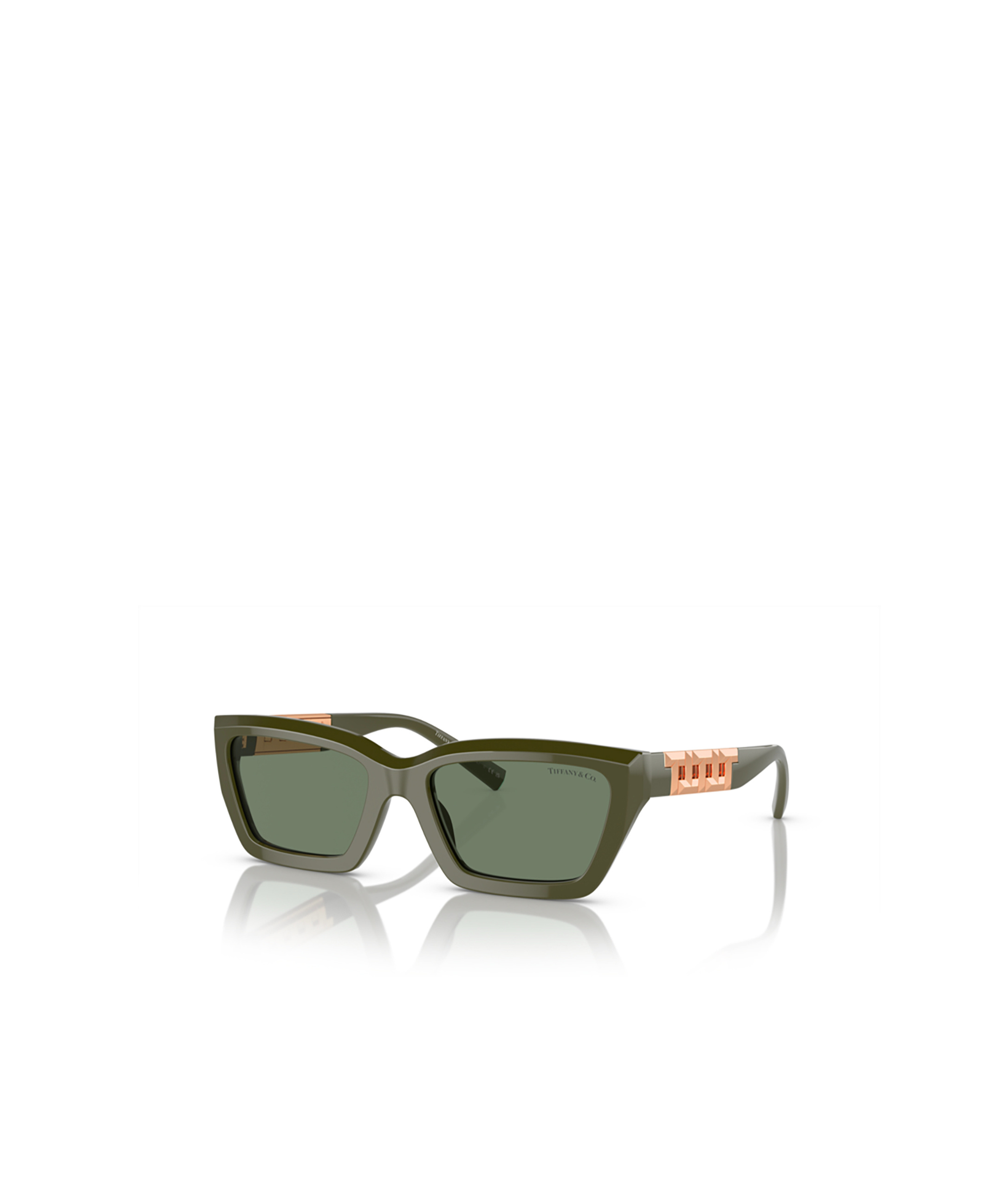 Tiffany & Co Rectangular Sunglasses In Green