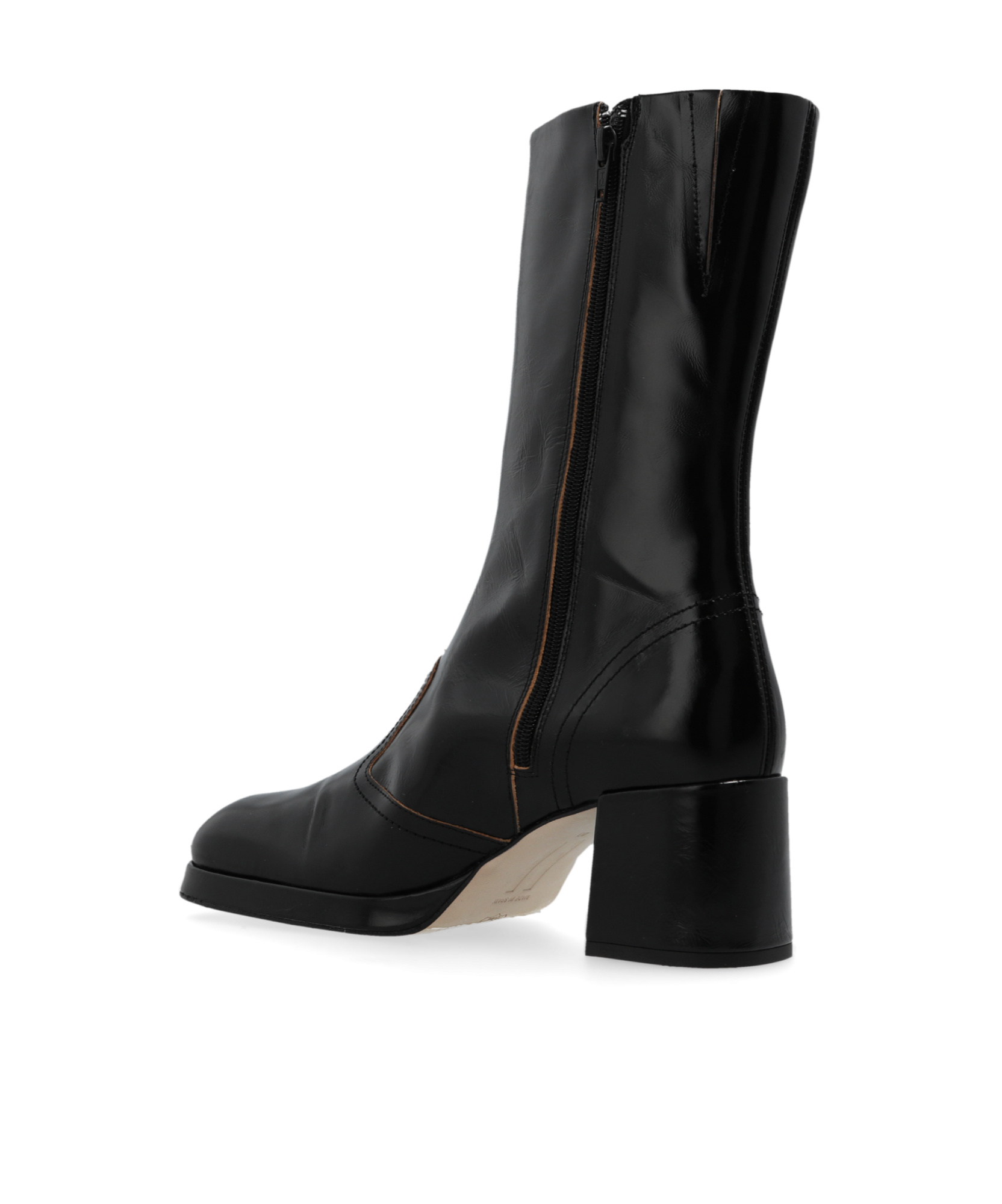 Miista High-heeled Short Boots In Black