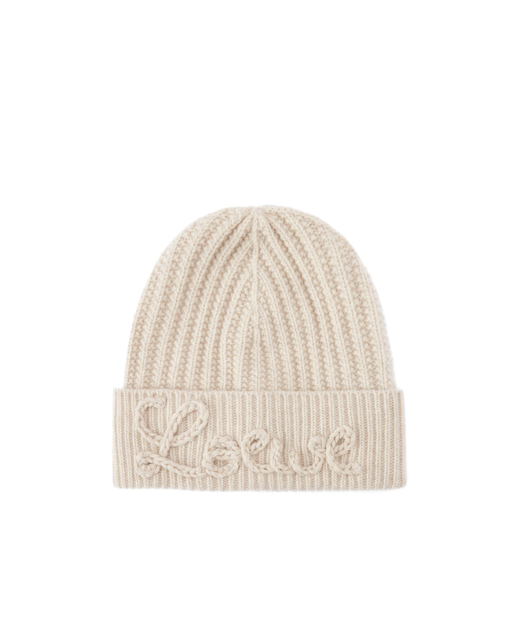 Loewe Wool Hat In Nude