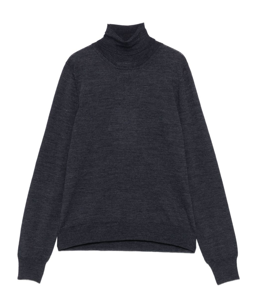 Maison Margiela Turtleneck Wool Sweater In Gray