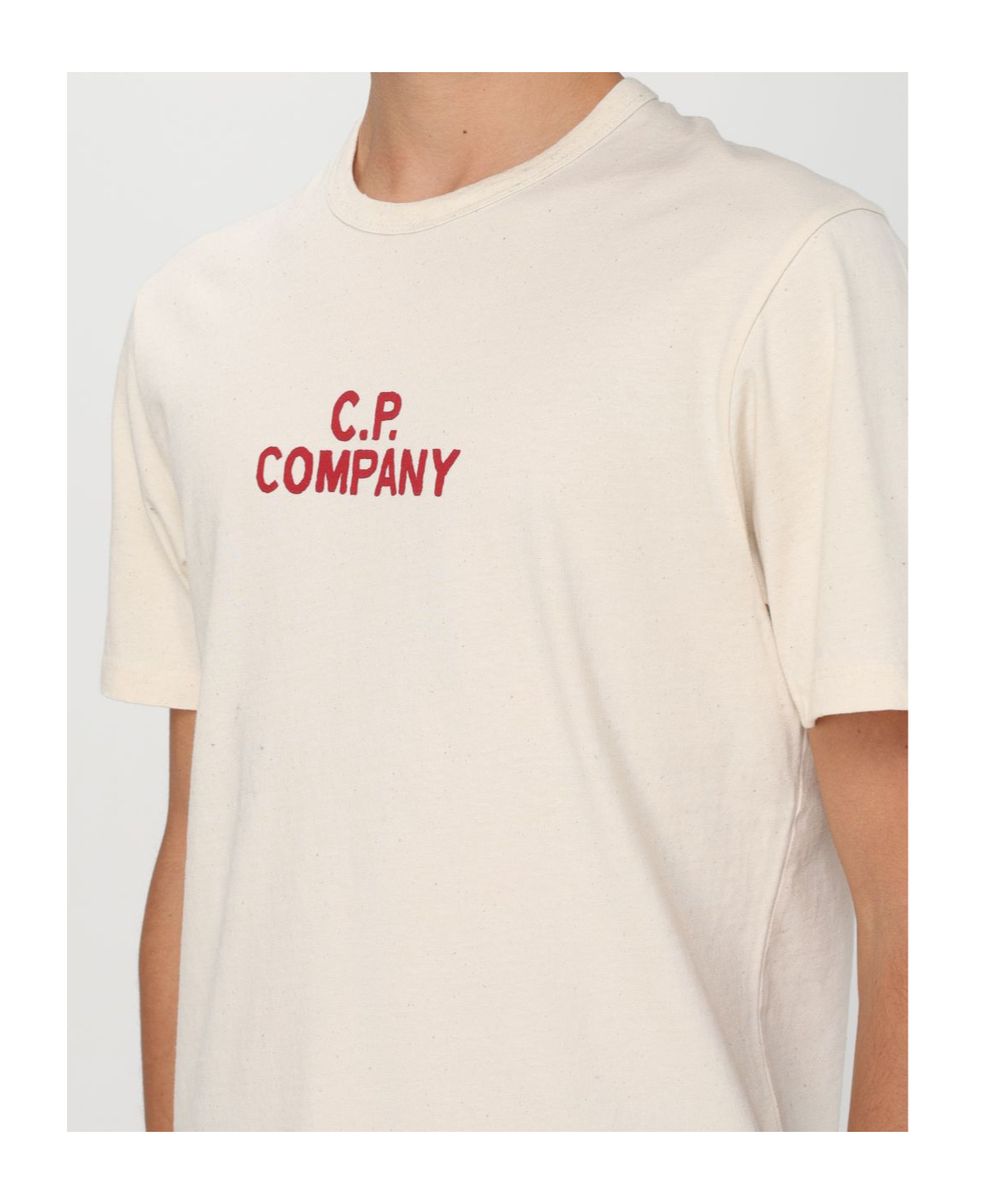 C.p. Company Logo-print T-shirt In White