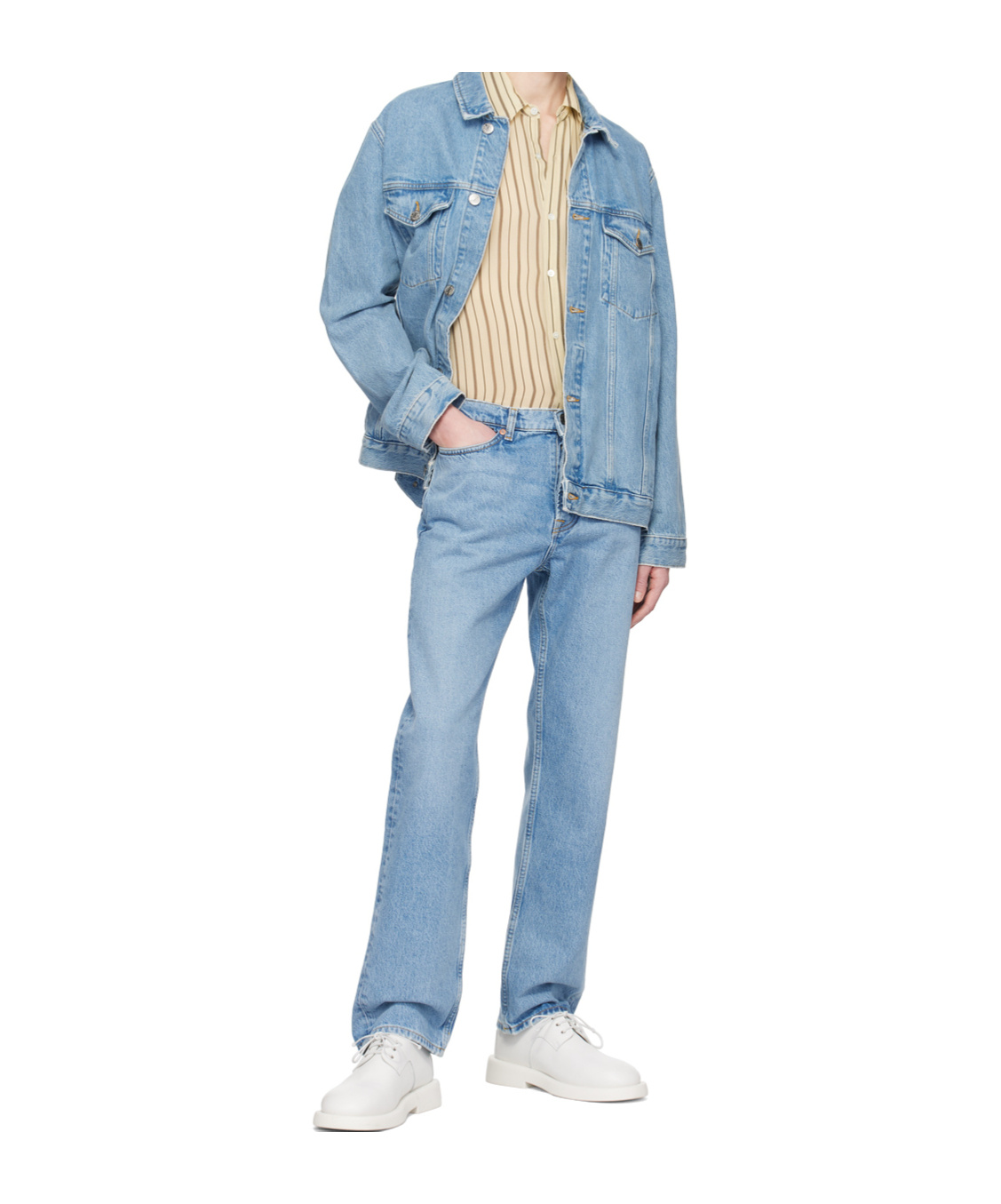 Samsoe & Samsoe Denim Outerwear In Blue