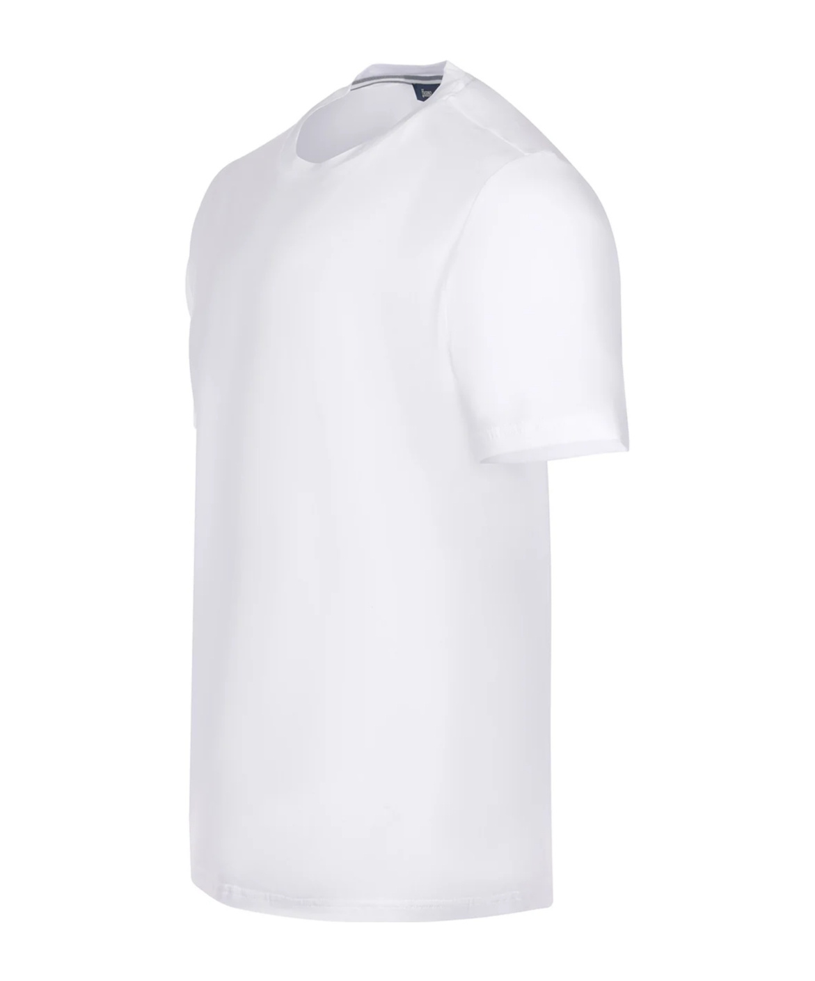 Herno T Shirt Made Of Cotton Crepe. In White