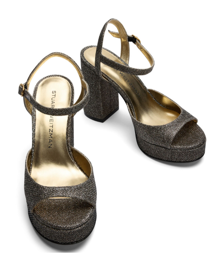 Stuart Weitzman Platform Sandals In Black