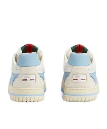 Gucci Re-web Lace-up Sneakers In Blue