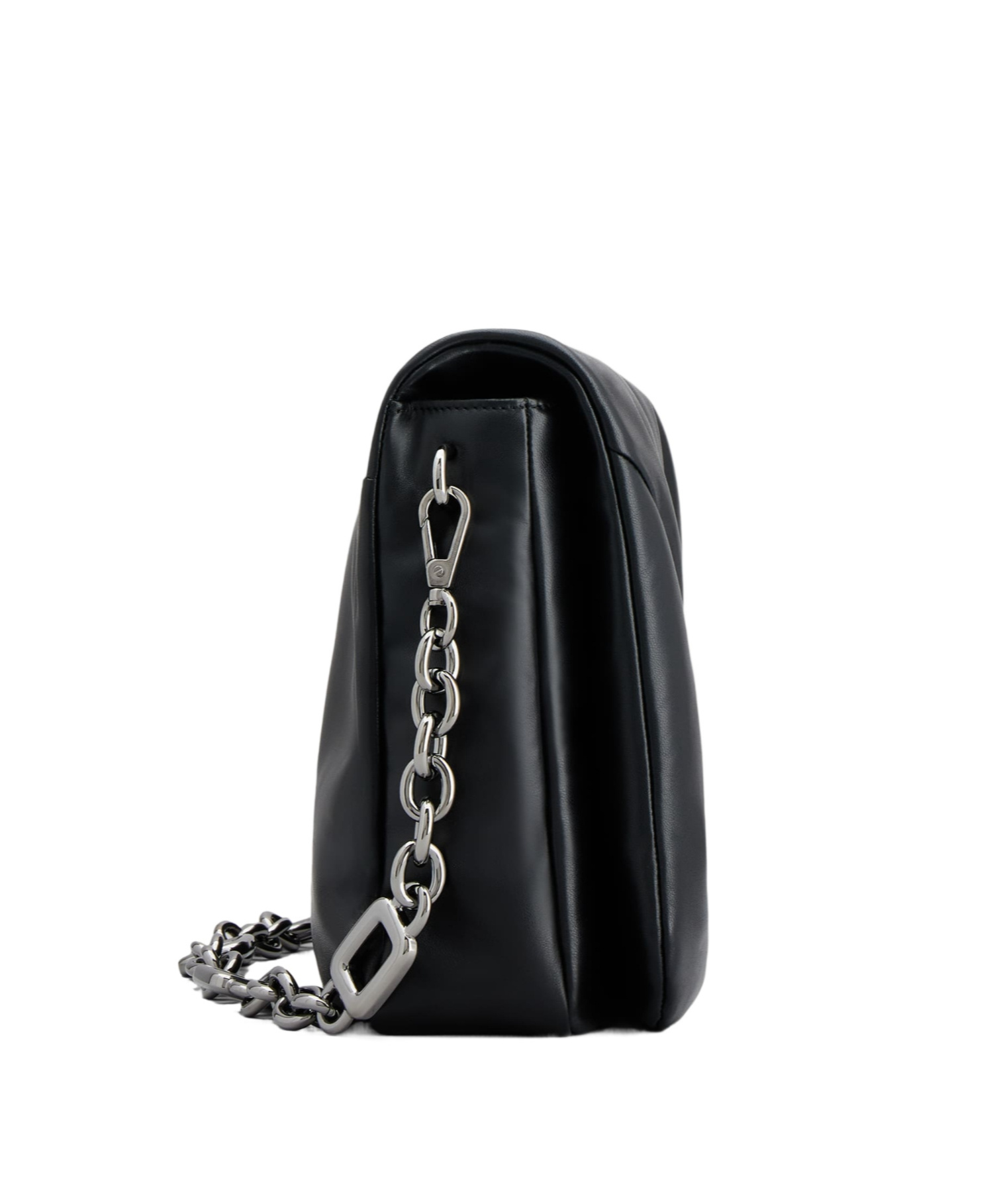 Roger Vivier Pleated Shoulder Bag In Black