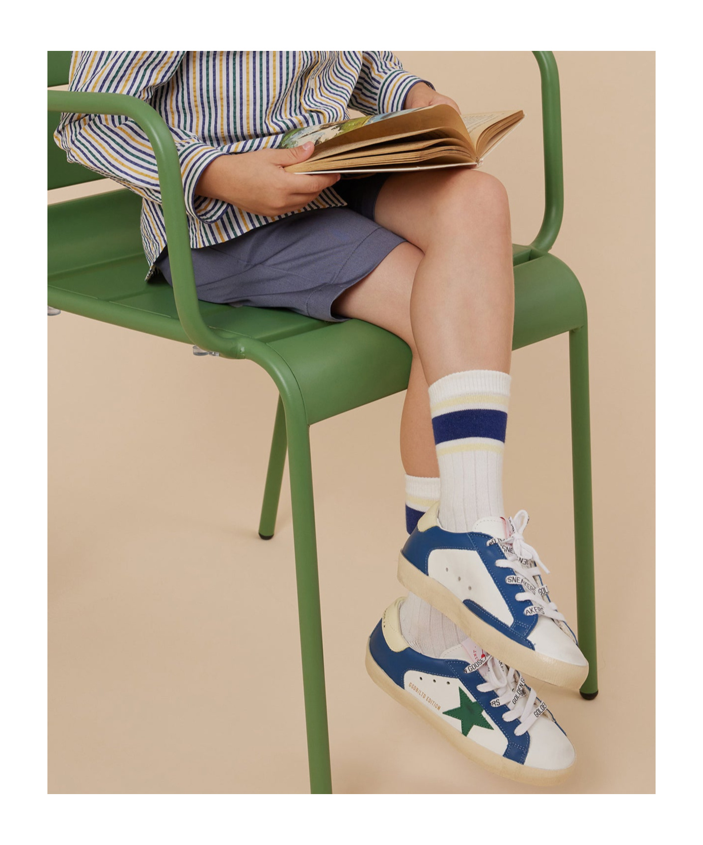 Golden Goose Low Lace-up Sneakers In Multicolor