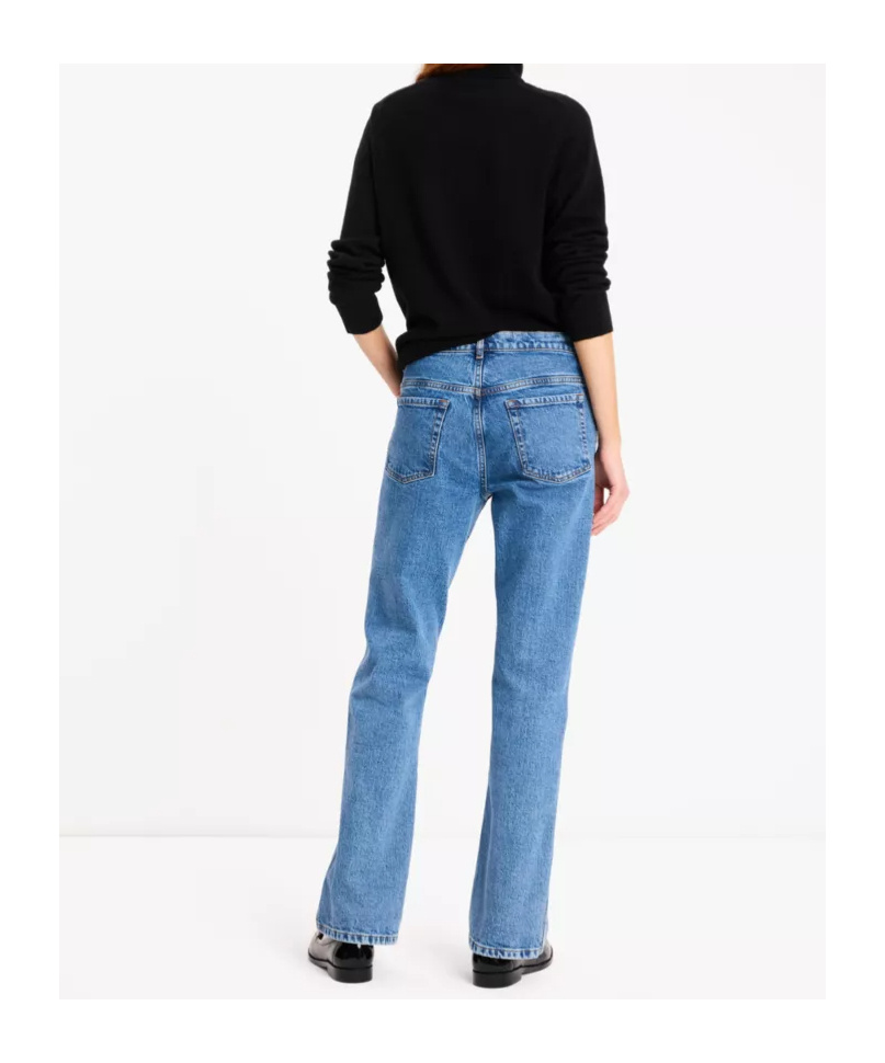 Kate Spade Straight Leg Denim Pant In Blue
