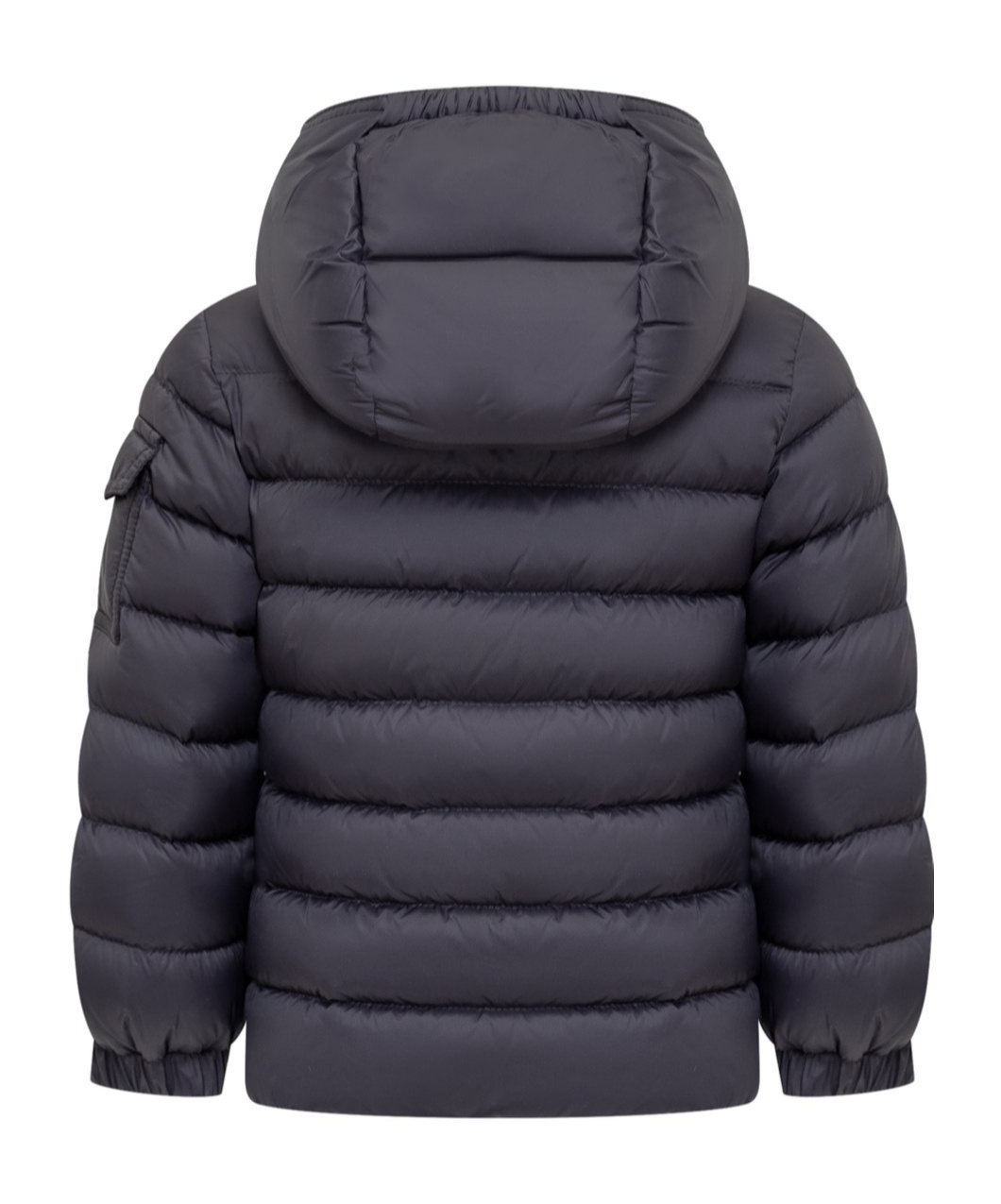 Moncler Long-sleeved Down Jacket In Blue