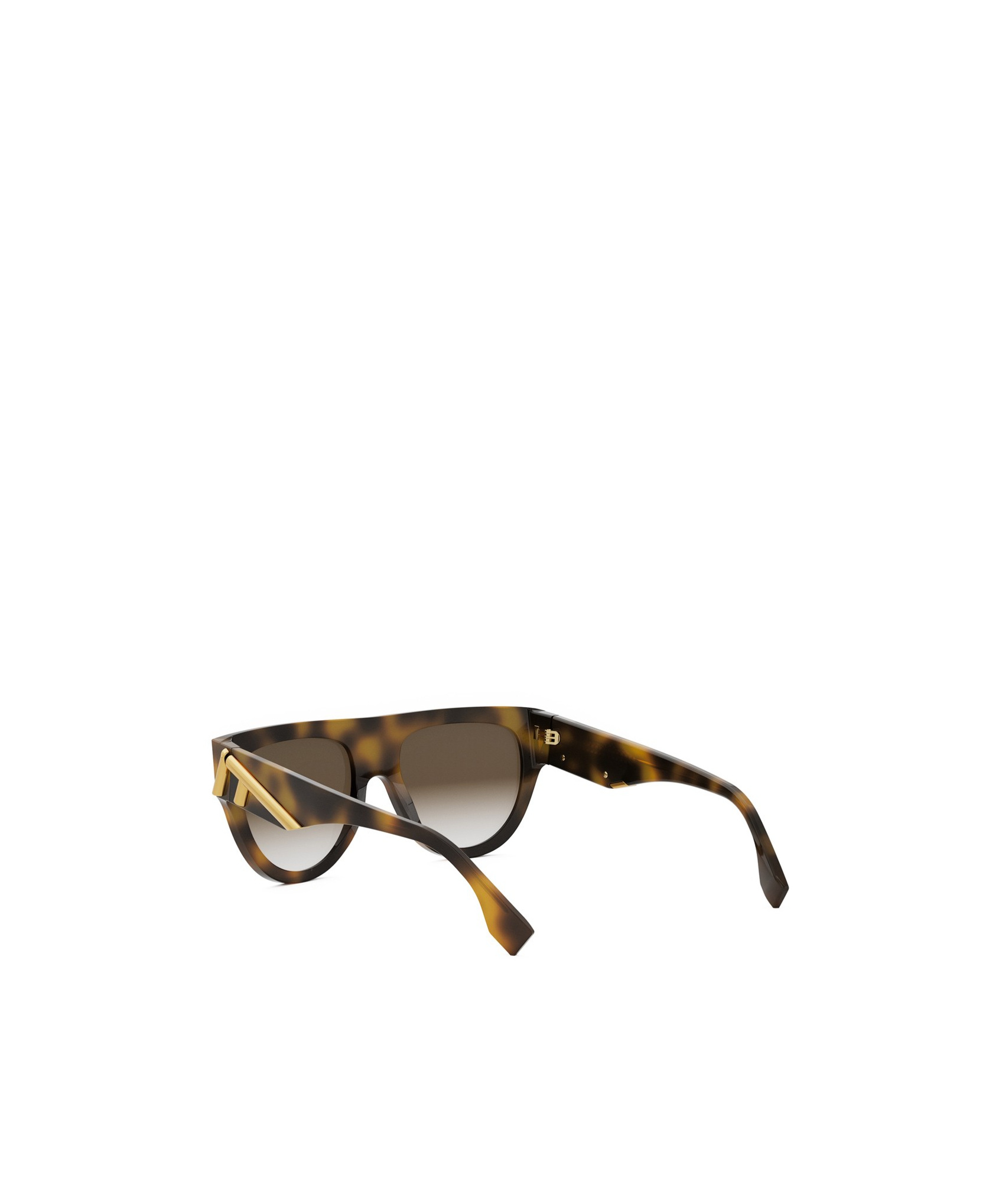 Fendi Fe40150i 53f Havana Sunglasses In Brown