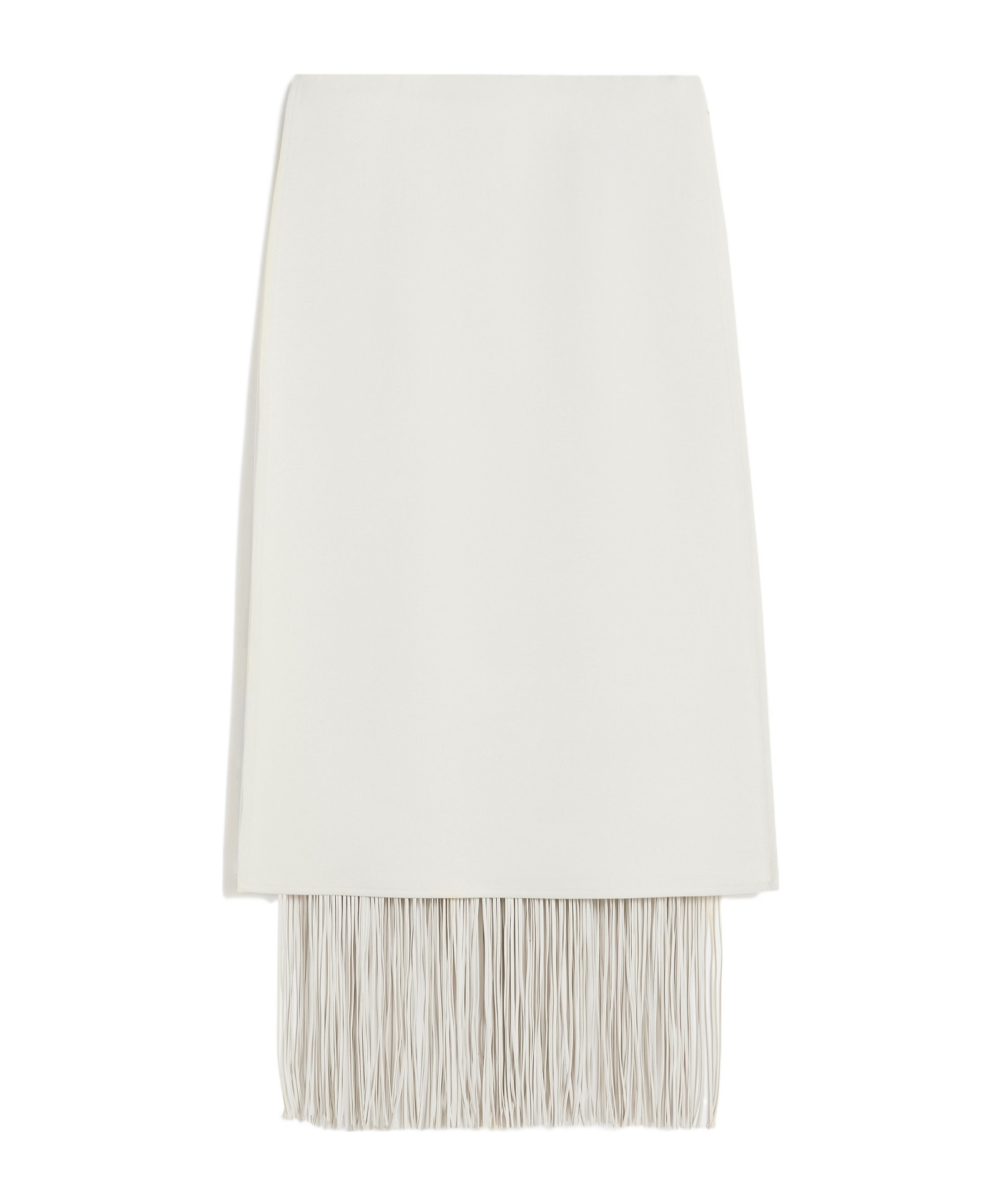 Sportmax Fringed Skirt In Neutral