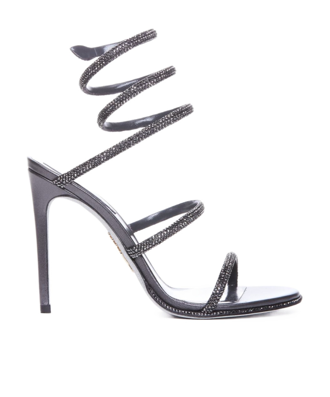 René Caovilla Open-toe High-heeled Sandals In Gray