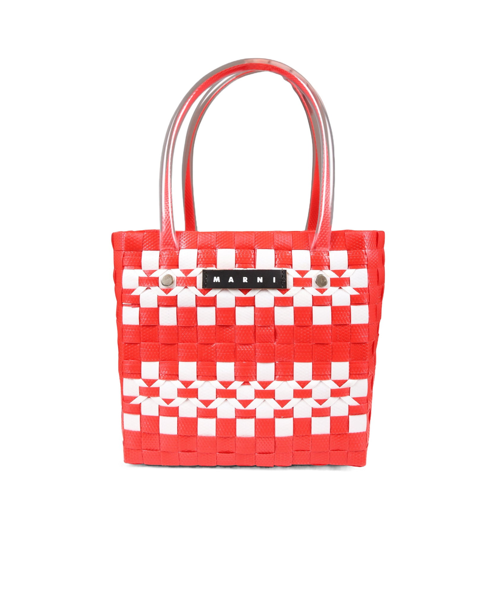 MARNI MARNI KIDS WOVEN-DESIGNED TOP HANDLE BAG