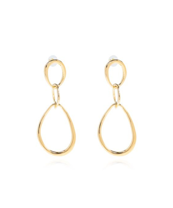 Isabel Marant Oversize Pendant Earrings In Yellow