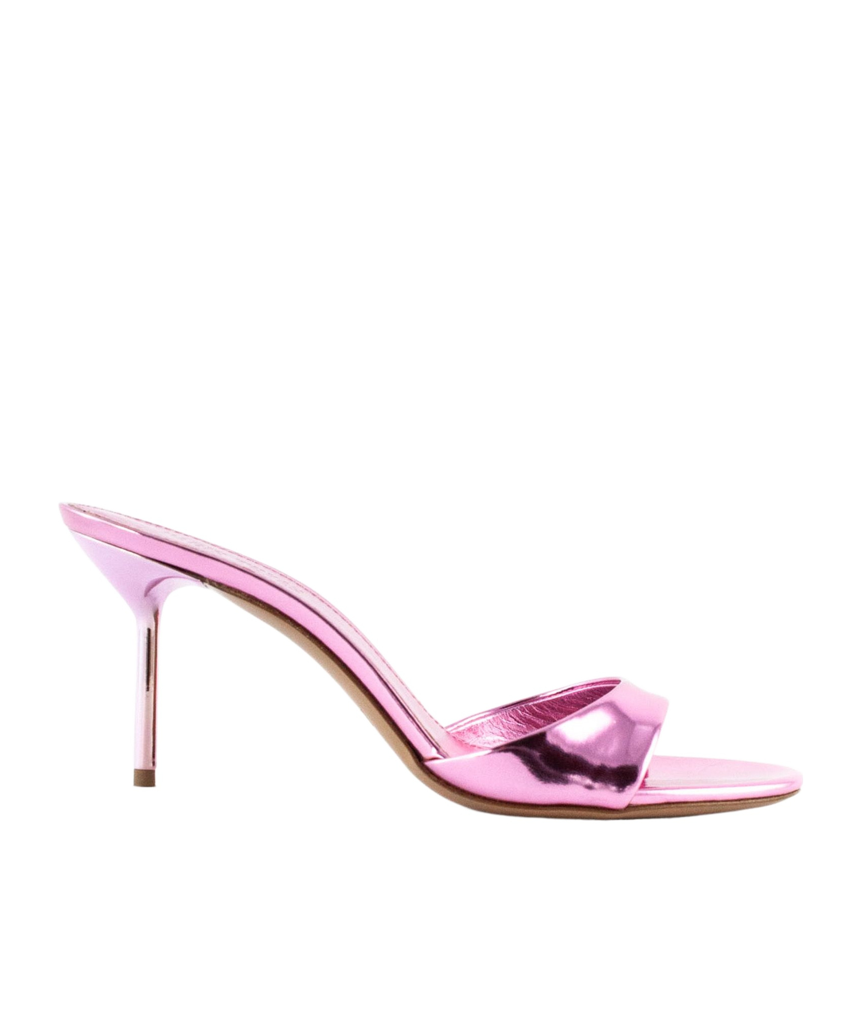 Paris Texas Pink Lidia 70 Mules In Pink