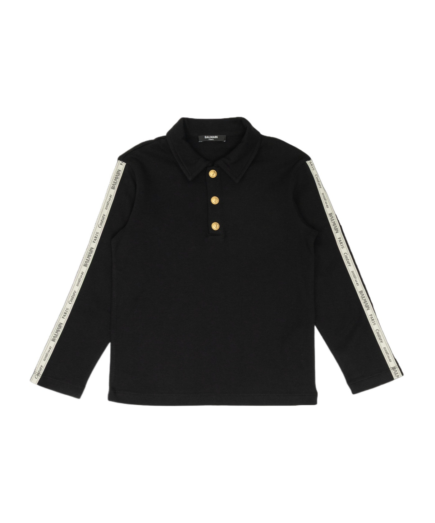 Balmain Long-sleeved T-shirt In Black