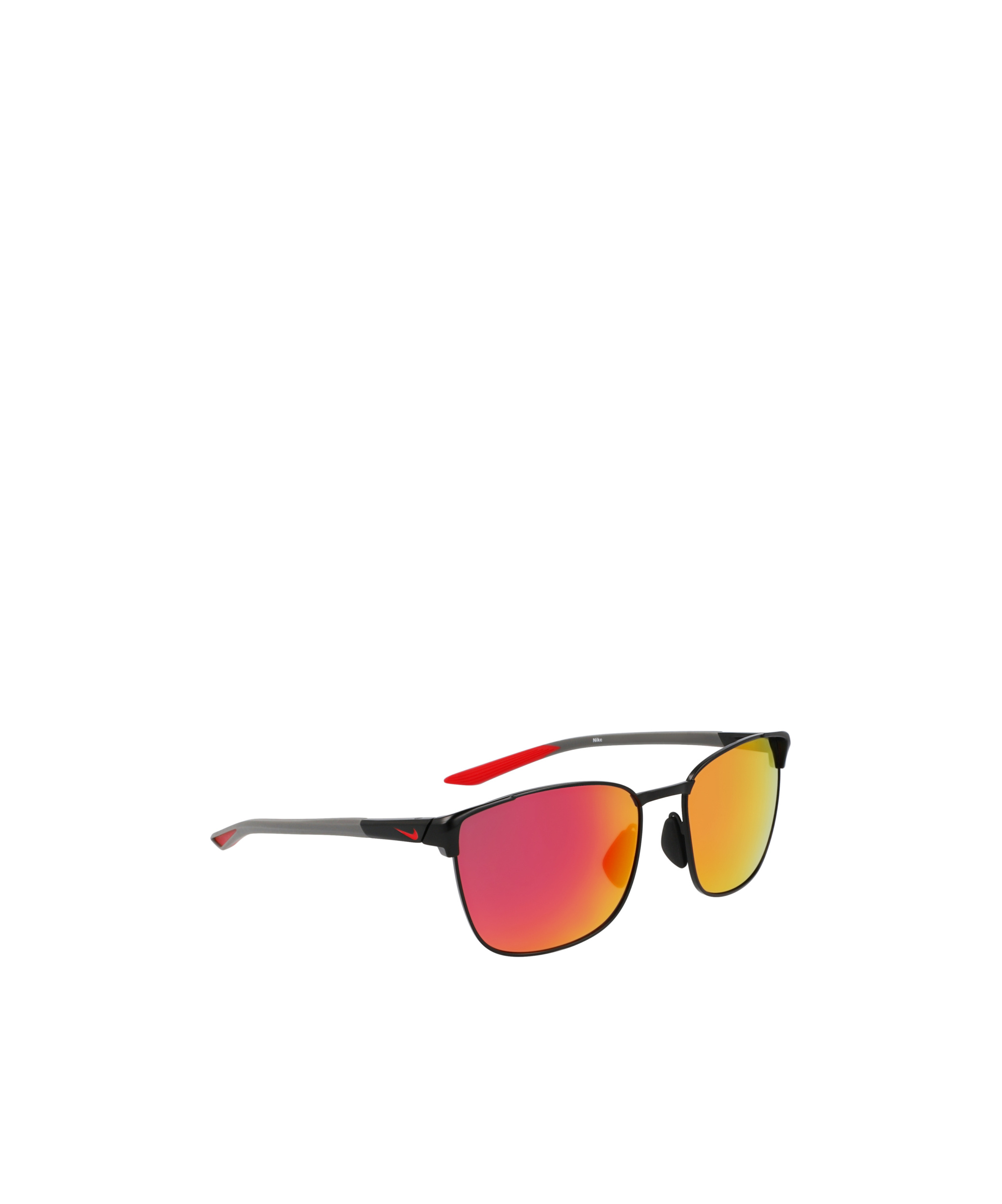 Nike Fusion M Square Frame Sunglasses In Red