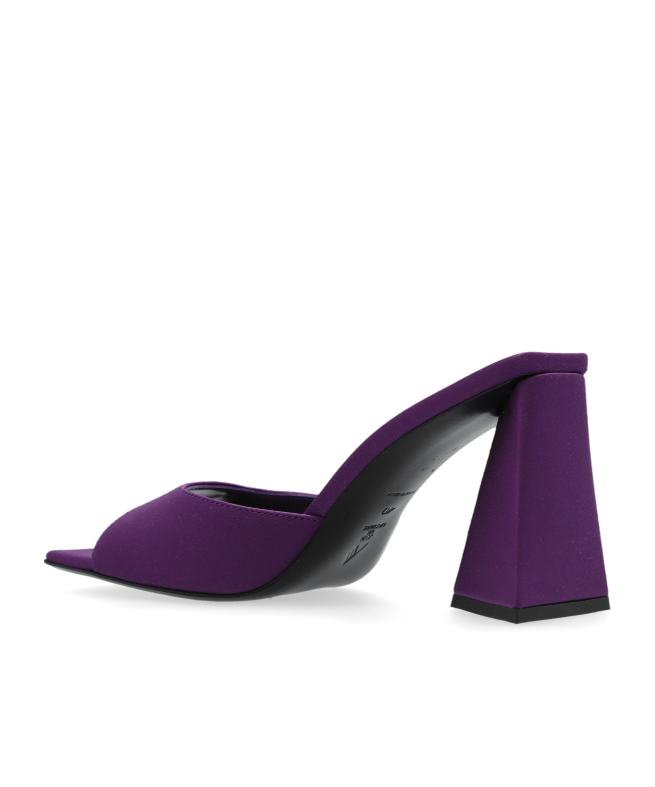 Attico 85mm Devon Mules In Purple
