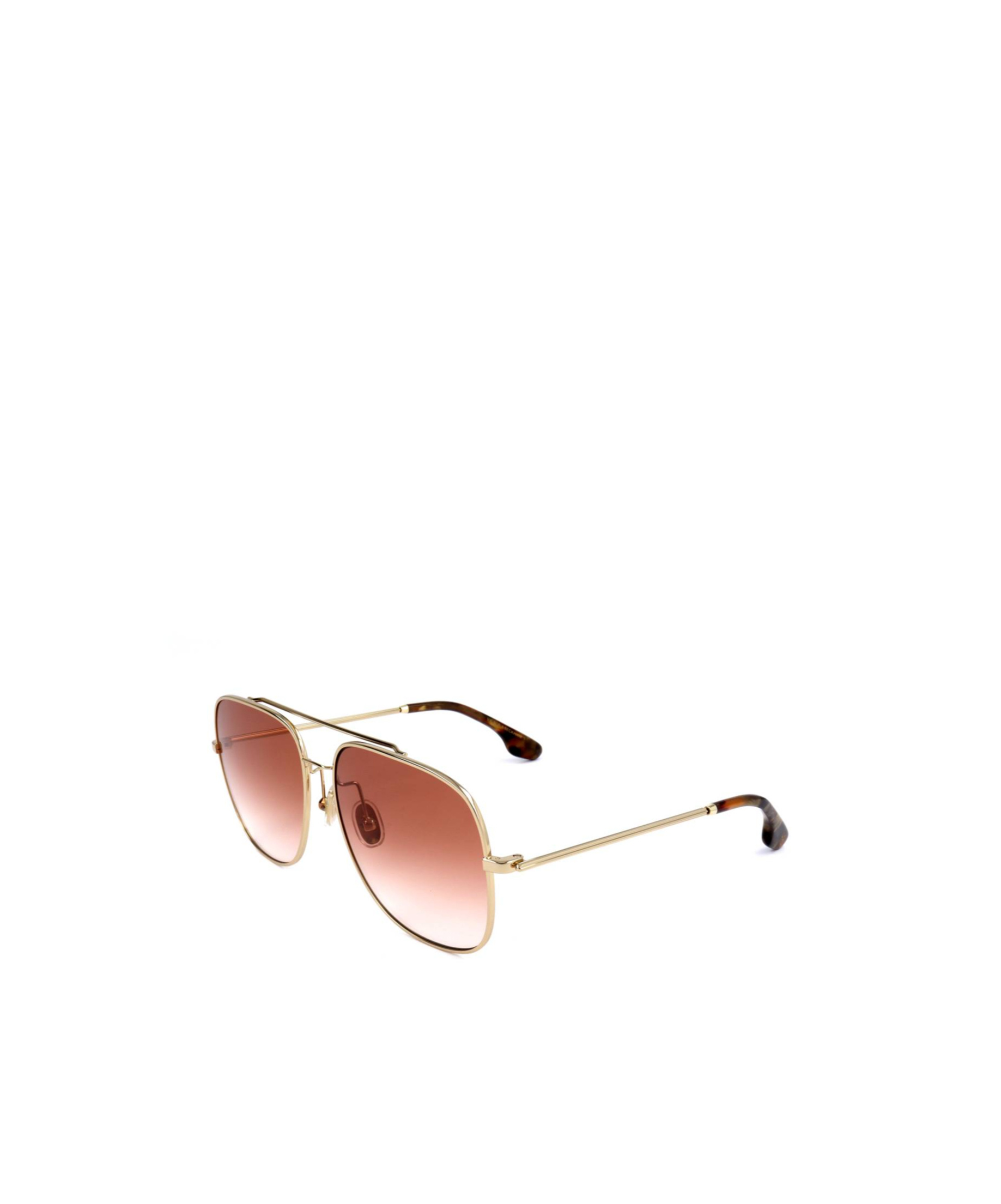 Victoria Beckham Pilot Sunglasses In Brown