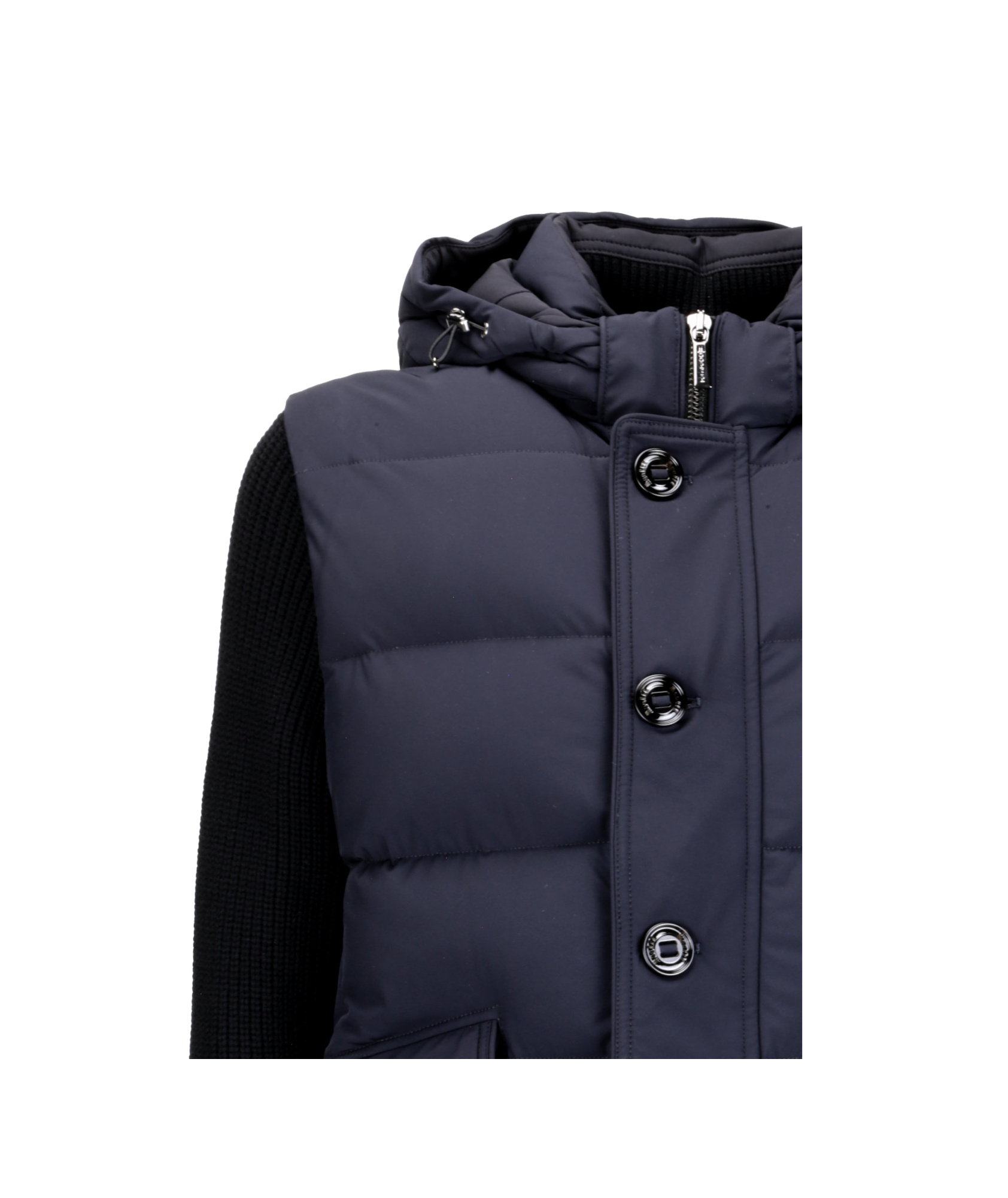 Moorer Long-sleeved Cotton Clothes In Black
