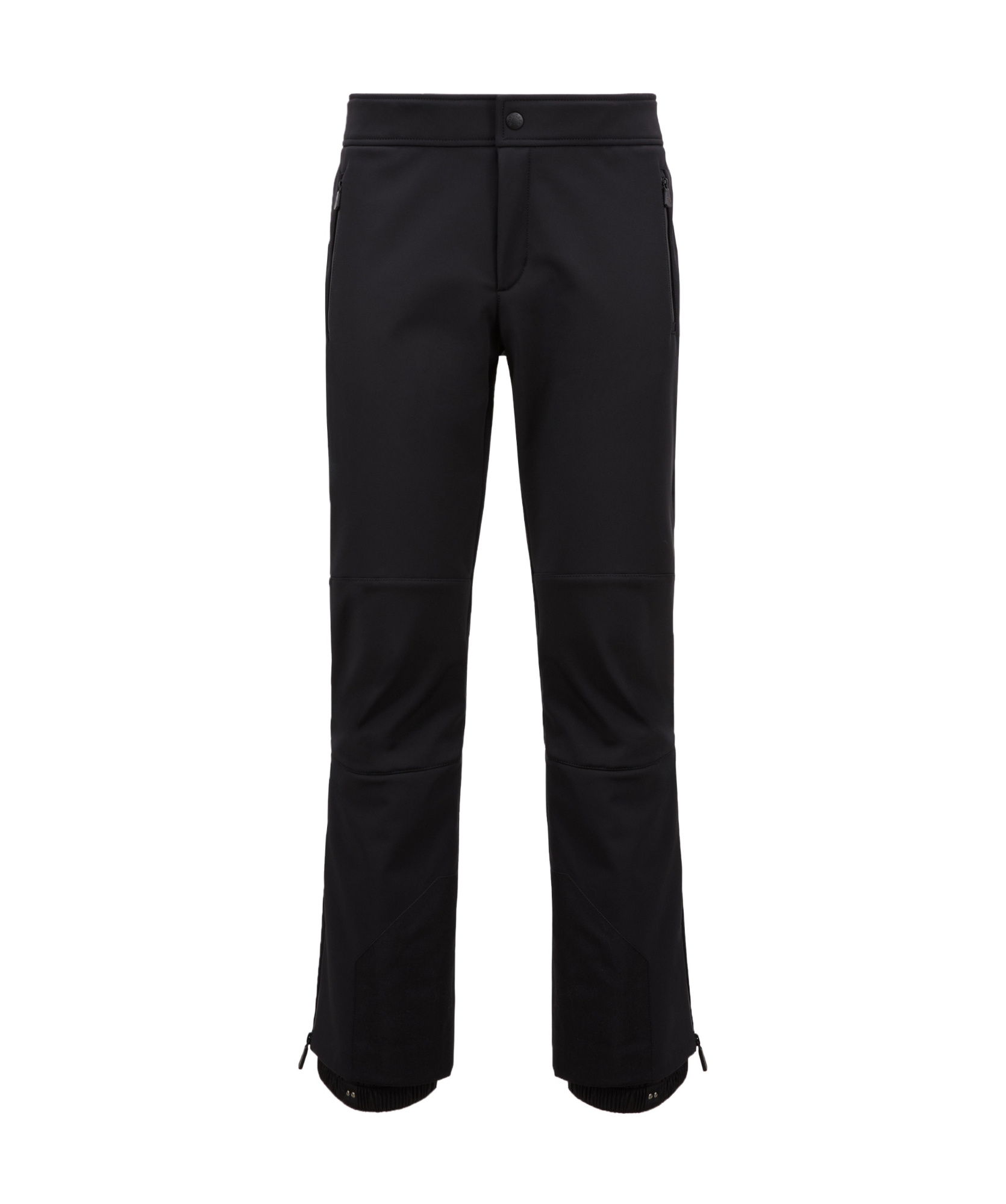 Moncler Comfortable Trousers Featuring Zippered Pockets In Black
