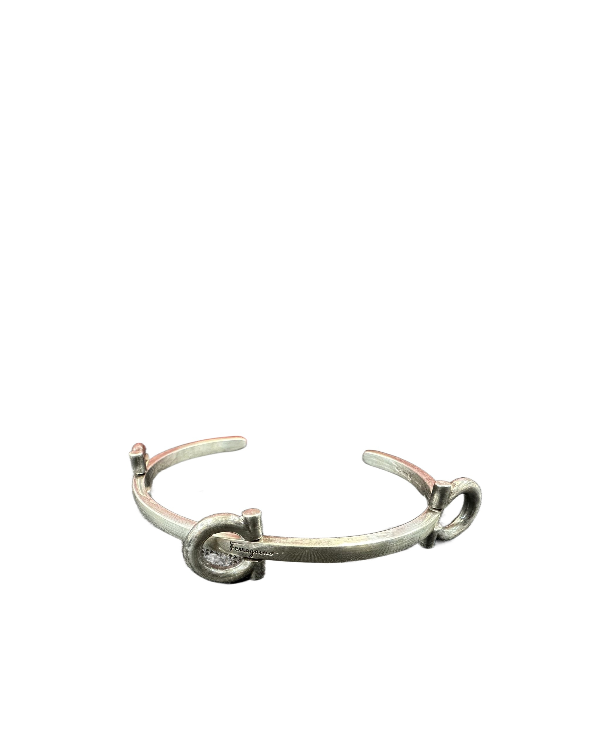 Ferragamo Open Bracelet In Yellow
