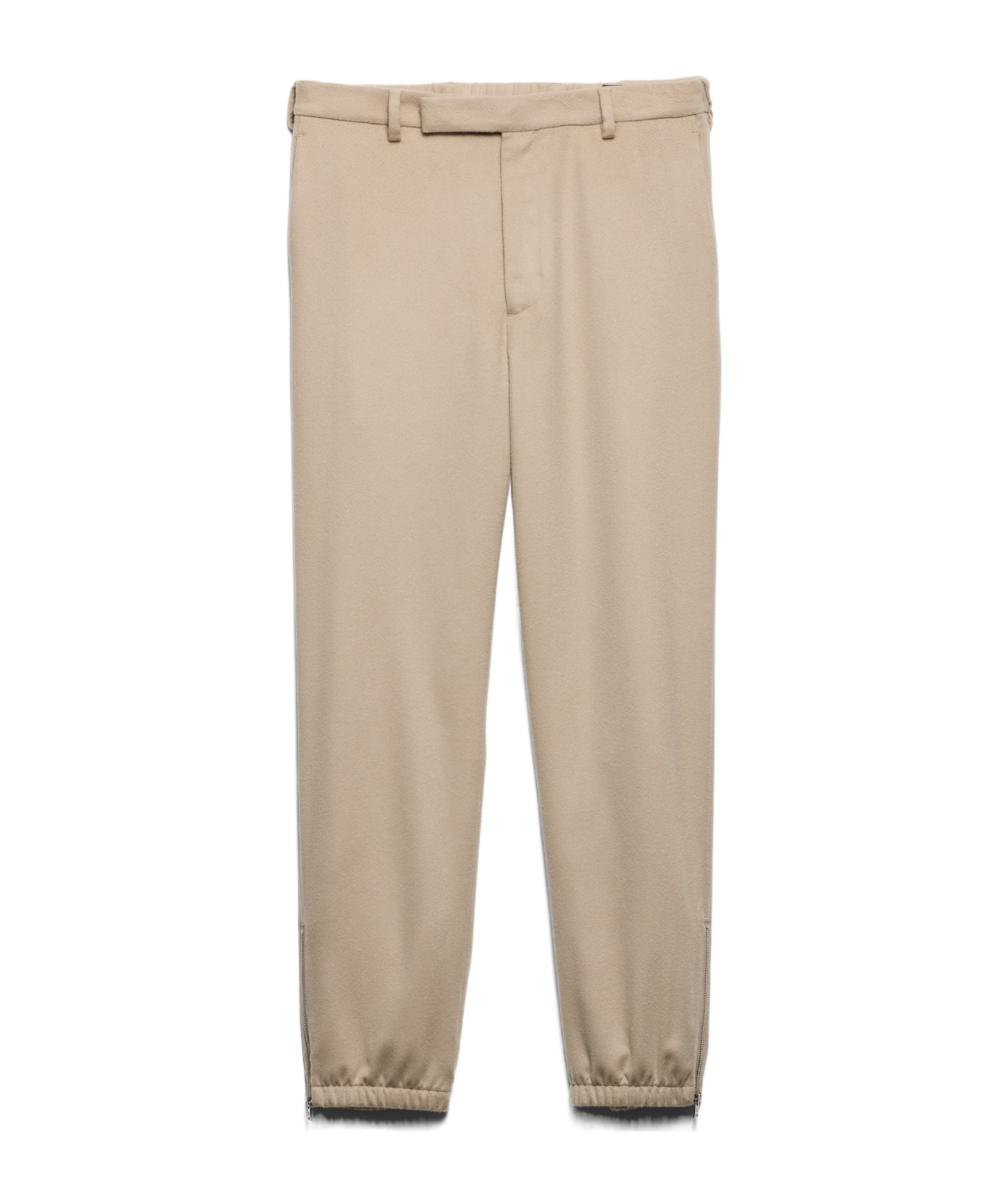 Shop Prada Cashmere Pants In Nude