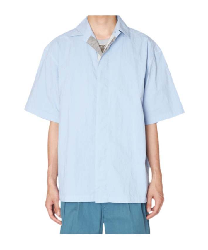 Kolor Casual Short-sleeved Shirt In Blue