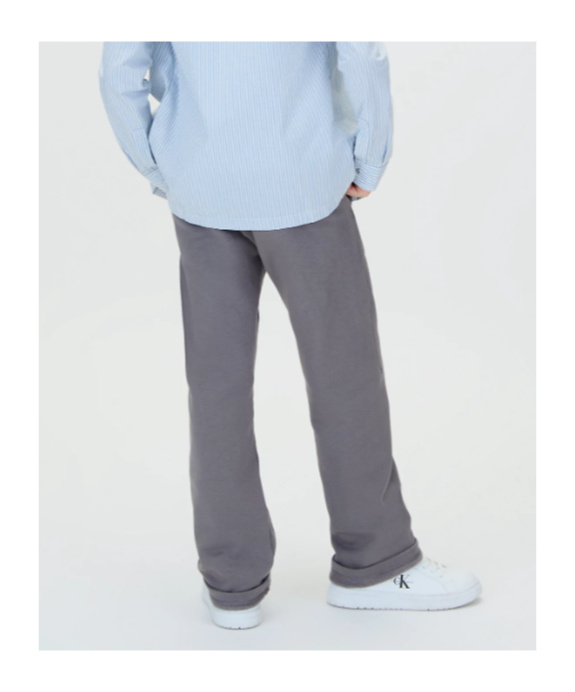 Calvin Klein Jeans Est.1978 Brushed Fleece Joggers In Gray
