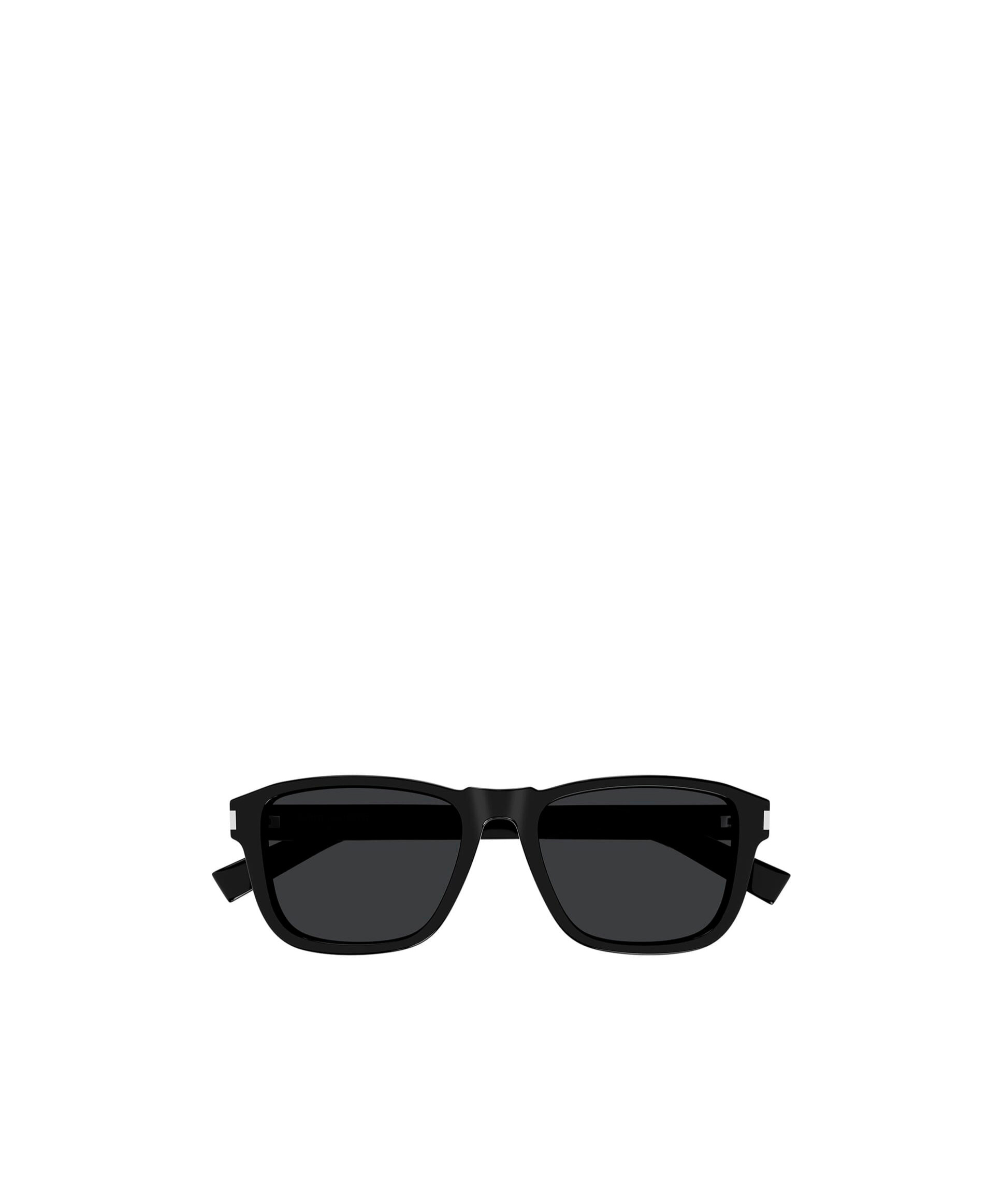 Saint Laurent Logo Sunglasses In Black