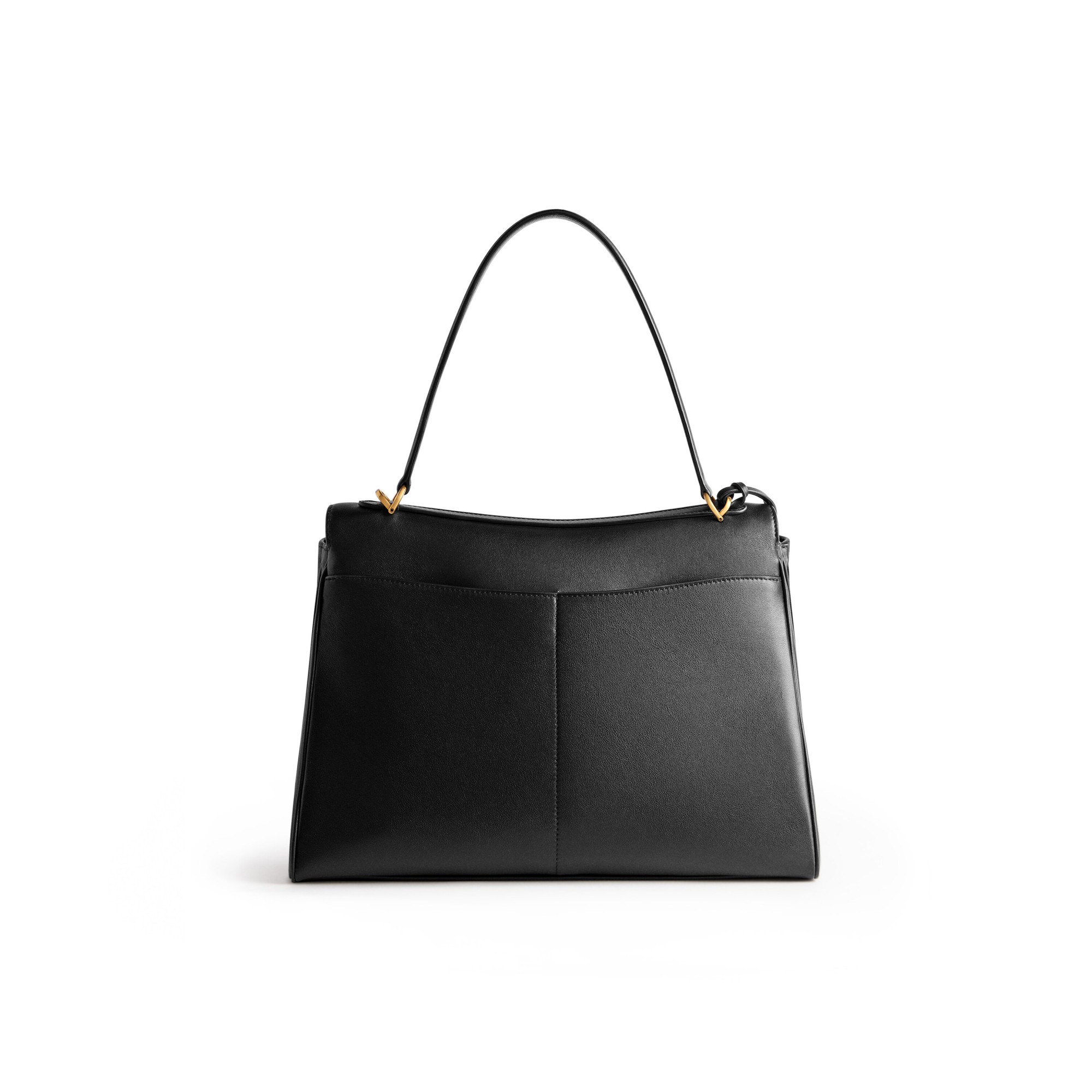Balenciaga Dark Green Leather Mini Rodeo Handbag In Black