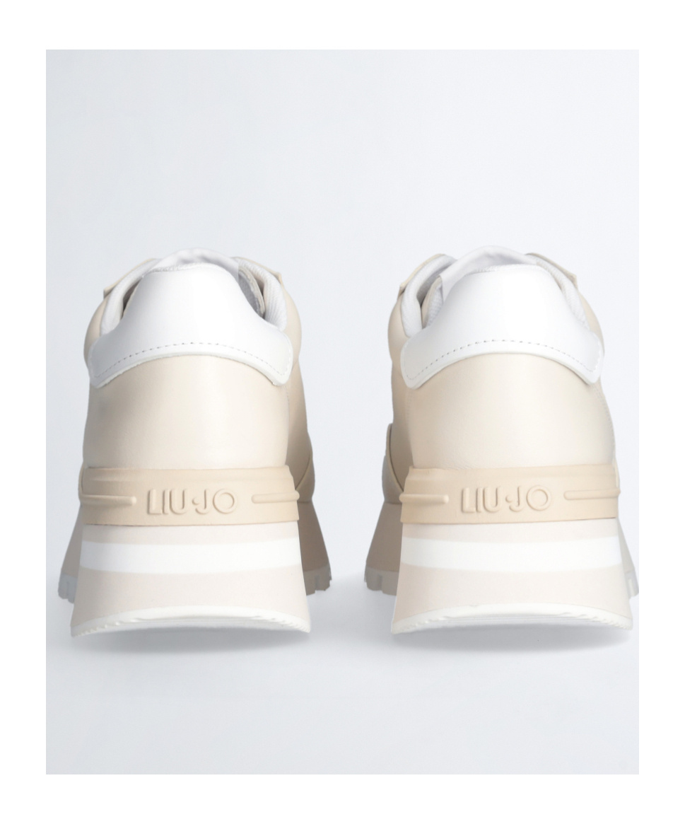 Liu •jo Round-head Sneakers In White