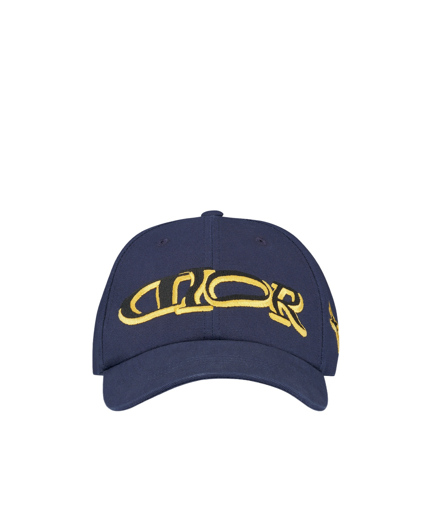 Dior Logo Baseball Cap In Blue