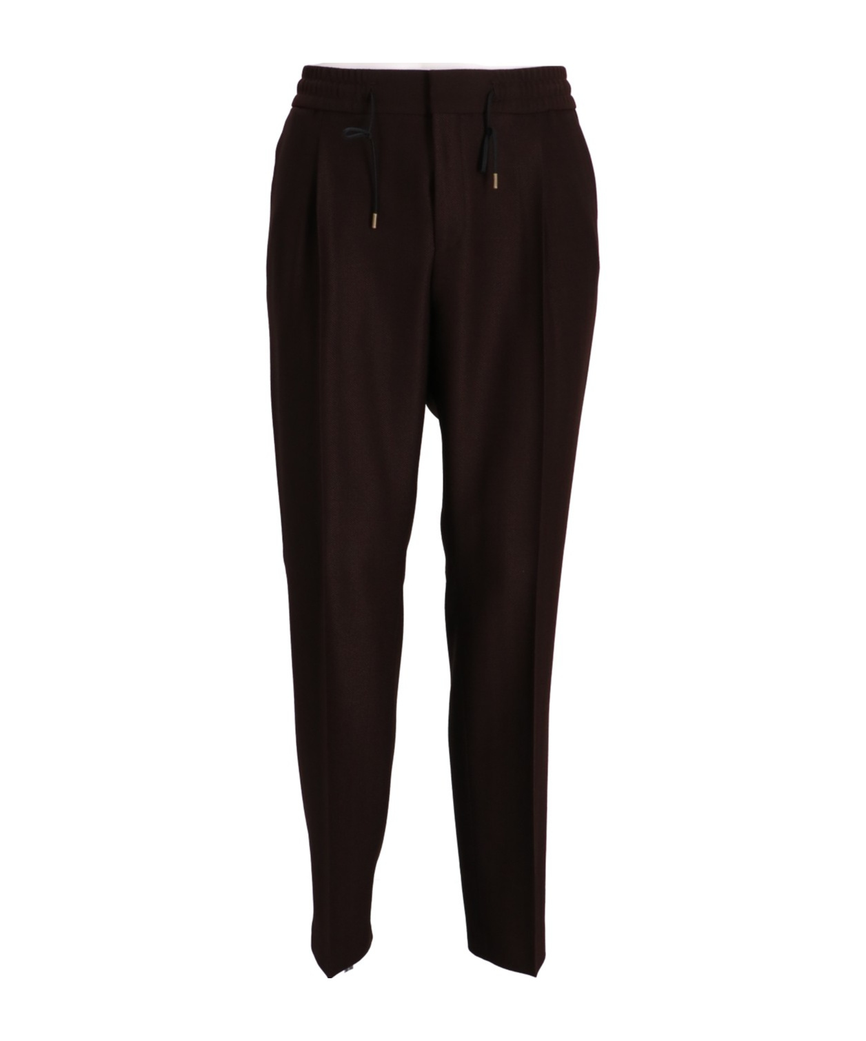 Hugo Boss Drawstring Casual Pants In Black