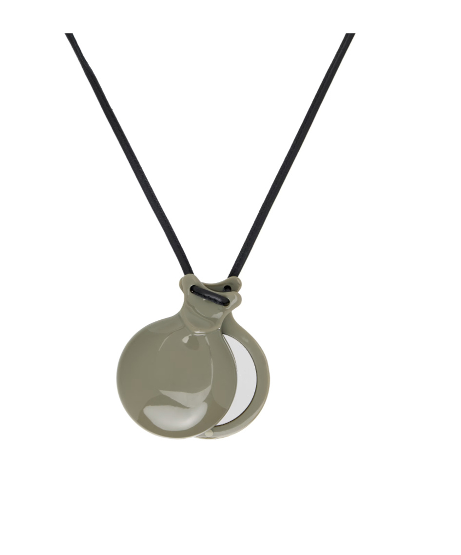 Lemaire Castanet Necklace In Green